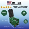 AM-TANK 58 Gallon Portable Diesel Only Tank with 12 Volt Pump and Covering Lid - 2 of 4