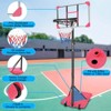 APRILSOUL Wall mounted Basketball Hoop 29x18 Shatterproof Folding Indoor Outdoor - 2 of 4