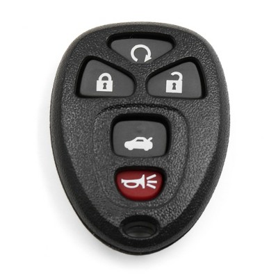 Unique Bargains Car Replacement Key Fob Shell Case Iyz 3312 For Mercedes- benz 4 Key Button Black 1pc : Target