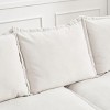 88.5" Modern Sailboat Sofa Dutch Velvet 3-Seater Sofa with Two Pillows for Small Spaces in Living Rooms, Apartments - 4 of 4