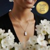 New Beginnings Rainbow Moonstone Sterling Silver Necklace for Women - 4 of 4