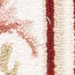 ivory/burgundy