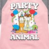 Girls' - Garfield - Party Animal Shirt Tail Raglan Graphic T-shirt - 2 of 3