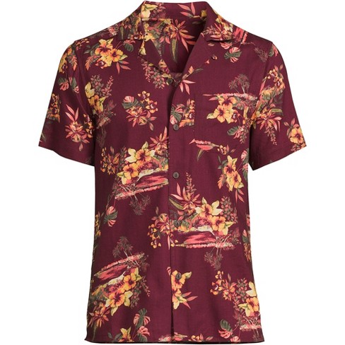 Aloha Shirt - Red Scenic