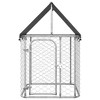 VidaXL Outdoor Dog Kennel with Roof 39.4 in.x39.4 in.x59.1 in. - 2 of 4