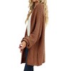 Imily Bela Womens Cardigan Solid Color Long Sleeve Open Front Chunky Knit Sweater Outwear - 3 of 4