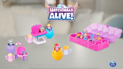 Hatchimals Alive, Hatchi-Nursery Playset Toy with 4 Mini Figures in  Self-Hatching Eggs, 13 Accessories, Kids Toys for Girls and Boys Ages 3 and  up