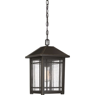 Cedar Point 1-Light Palladian Bronze Outdoor Hanging Lantern
