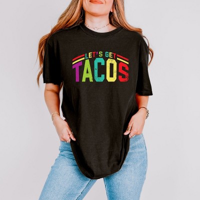 Simply Sage Market Let's Get Tacos Varsity Garment Dyed Tee