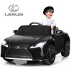 Costway 12V Kids Ride on Car Lexus LC500 Licensed Remote Control Electric Vehicle Black - 2 of 4