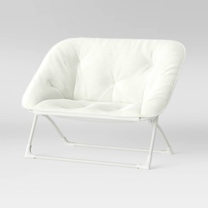 Folding Dish Kids' Loveseat - Pillowfort™ - 1 of 4