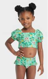 Toddler Girls' Bikini Set - Cat & Jack™ Green