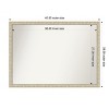 Amanti Art Lila Non-Beveled Wood Framed Bathroom Vanity Wall Mirror - 3 of 4
