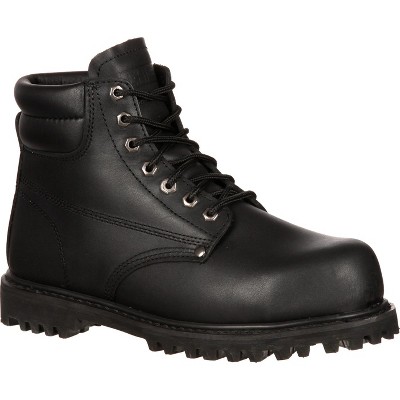 Lehigh Safety Shoes Men's Black Steel Toe Work Boot