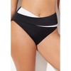 Swimsuits for All Women's Plus Size Hollywood Colorblock Wrap Bikini Bottom - image 4 of 4