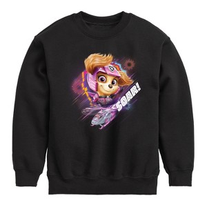 Boys' - Paw Patrol - Soar Graphic Long Sleeve Fleece Sweatshirt - 1 of 4