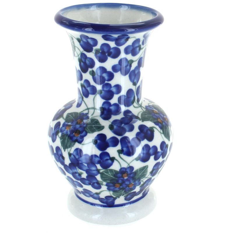 Blue Rose Polish Pottery 30-9 WR Unikat Medium Vase, 1 of 2