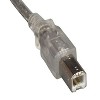 SANOXY Cables and Adapters; 3ft USB2.0 A Male to B Male Cable, Clear - 3 of 3