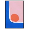 Art Remedy A Loner sun Modern Color Block Abstract Wall Art Framed - 2 of 4