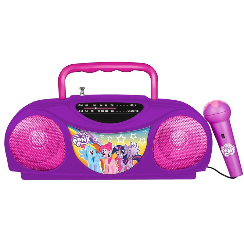 My Little Pony Portable Radio and Karaoke System with Microphone, 1 of 4