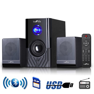 Befree Sound 2.1 Channel Surround Sound Bluetooth Speaker System