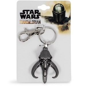 SalesOne LLC Star Wars Mandalorian Mythosaur Logo 3D Flat Back Heavy Duty Metal Car Keychain - 1 of 4