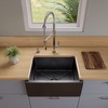 ALFI AB5006-PSS Modern Round Polished Stainless Steel Soap Dispenser - 2 of 4
