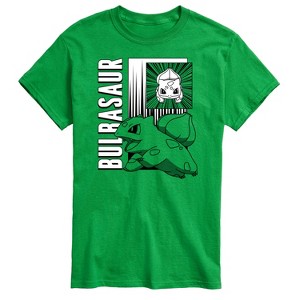 Men's - Pokémon - Bulbasaur Panels Short Sleeve Graphic T-Shirt - 1 of 4
