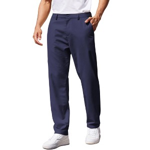 COOFANDY Men's Casual Pants Classic Fit Straight Legs Flat Front Twill Pants - 1 of 4