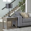 Liberty Furniture,Liberty Furniture Bartlett Field End Table in Driftwood in Dusty Taupe Finish - 2 of 3