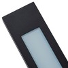 C Cattleya Matte Black Dimmable LED Outdoor Wall Light with Frosted Glass Diffuser - 4 of 4