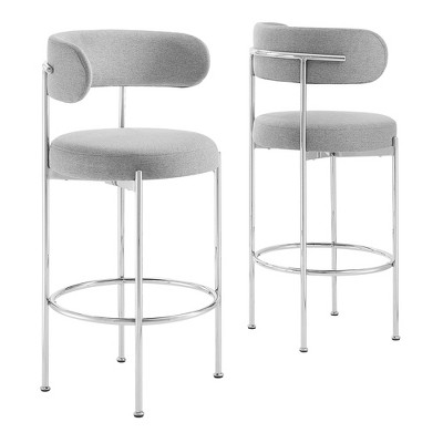 Modway Albie Fabric Bar Stools - Set of 2
