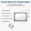 Avery Labels, 2" x 3", Silver-Metallic Black, Glossy, 80ct - 2 of 4