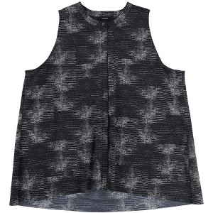 Alfani Womens Reptile Print Button Up Shirt - 1 of 2