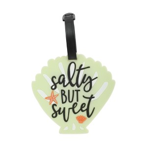 Unique Bargains Letter Shell Luggage Tag 1 Pc - 1 of 4