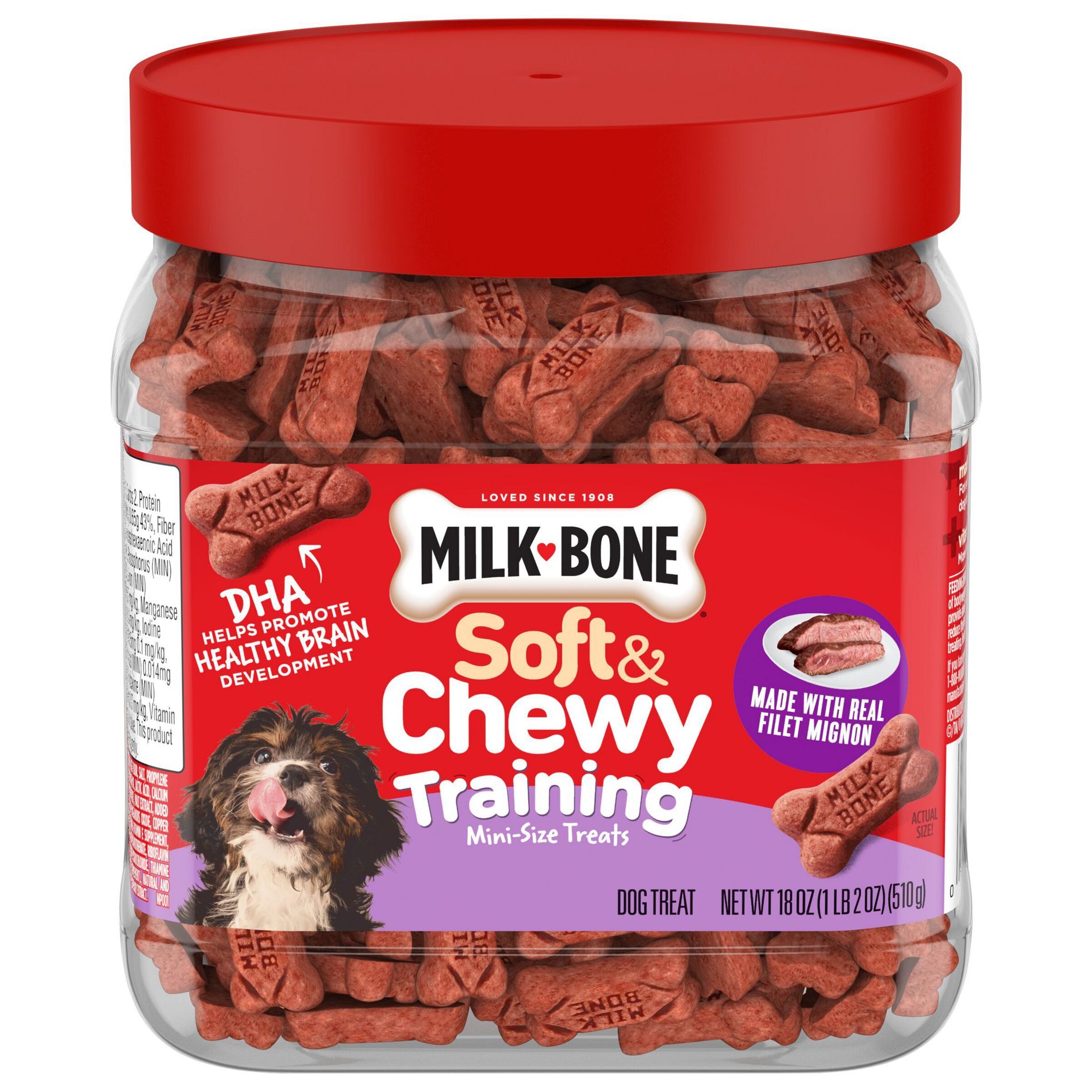 Milk-Bone Beef Soft and Chewy Training Treats - 18oz