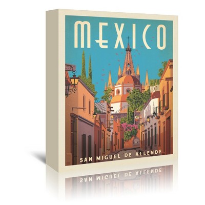 Mexico San Miguel by Anderson Design Group Wrapped Canvas - Americanflat - 5" x 7"