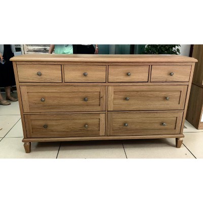 4/6/8 Drawers Dresser for Bedroom, Farmhouse Wood Chest of Drawers with Rustic Handle