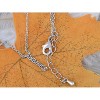 Anna-Kaci Women's Crystal Pendant Necklace, Cute and Sparkling Design with Adjustable Chain for Special Occasions - Rabbit - 4 of 4