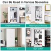Mlezan 72" Metal Wardrobe Cabinet: Lockable, 36" x 18", Storage for Home, Gym, School, or Office. Ideal for Clothing and Equipment Organization. - 4 of 4