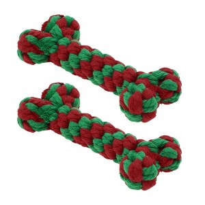 Unique Bargains Bone Shape Dog Chew Rope - 1 of 4