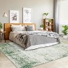 Washable Area Rug, Non Slip Abstract Rugs, Soft Faux Wool Living Room Rug, Low Pile Rugs for Living Room Bedroom Dining Room - 3 of 4