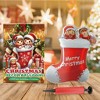 AEELLEEA Christmas Balloons Balloon Standing Santa Claus Reindeer Christmas Tree Event Atmosphere Decoration - 2 of 4
