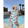 LA LEELA Women's Summer Beach Patriotic American US Flag Sarong Bikini Wrap Swimsuit Coverups for Women One Size Han US Flag - 4 of 4