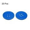 Unique Bargains Sewing Resin Round Flat 4-Hole Replacement Craft Buttons 20 Pcs - 3 of 4