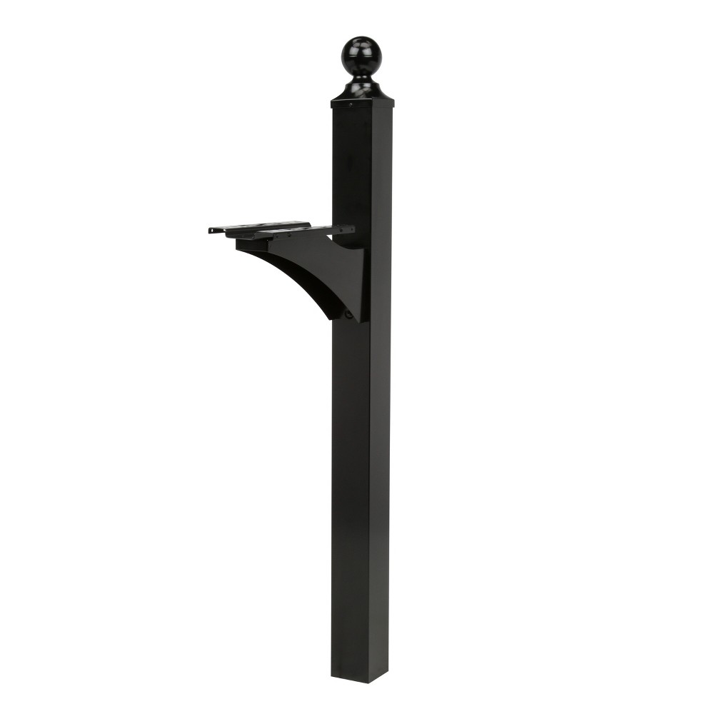 Architectural Mailboxes Landover  Aluminum  Mailbox Post  Black  LP000BAM