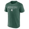 NCAA Michigan State Spartans Men's Heather Poly T-Shirt - 2 of 3