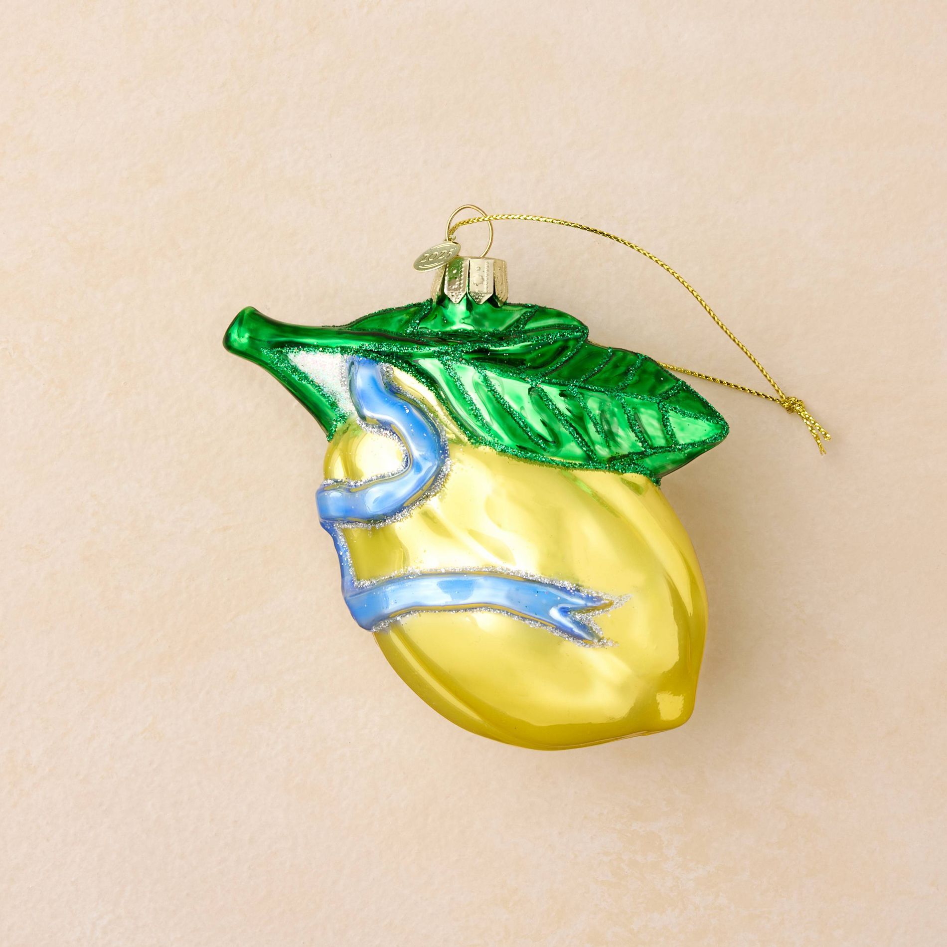 John Derian for Target Glass Lemon Ornament