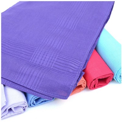 Men's 6 Piece Colorful Boxed Fancy 100 Cotton Handkerchiefs Hankies
