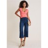 VENUS Womens Sophia Wide Leg Crop Jeans - 2 of 4